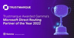Tm Gamma Award Direct Routing Partner 2022 Social Card 400x209 Tm Gamma Award Direct Routing Partner 2022 Social Card 400x209